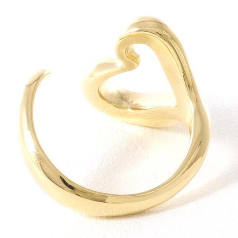 TIFFANY Open Heart K18YG Ring Size 10 Total Weight Approx. 6.8g Jewelry - Picture 4 of 7